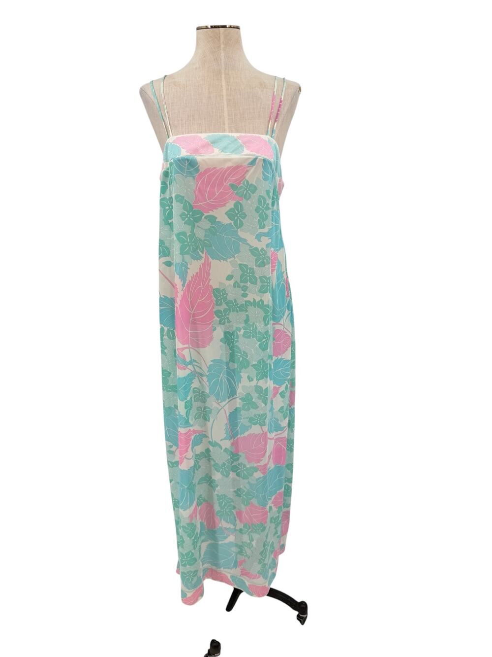 Vintage 60s Emilio Pucci Formfit Rogers Floral Maxi Nightgown Dress Small